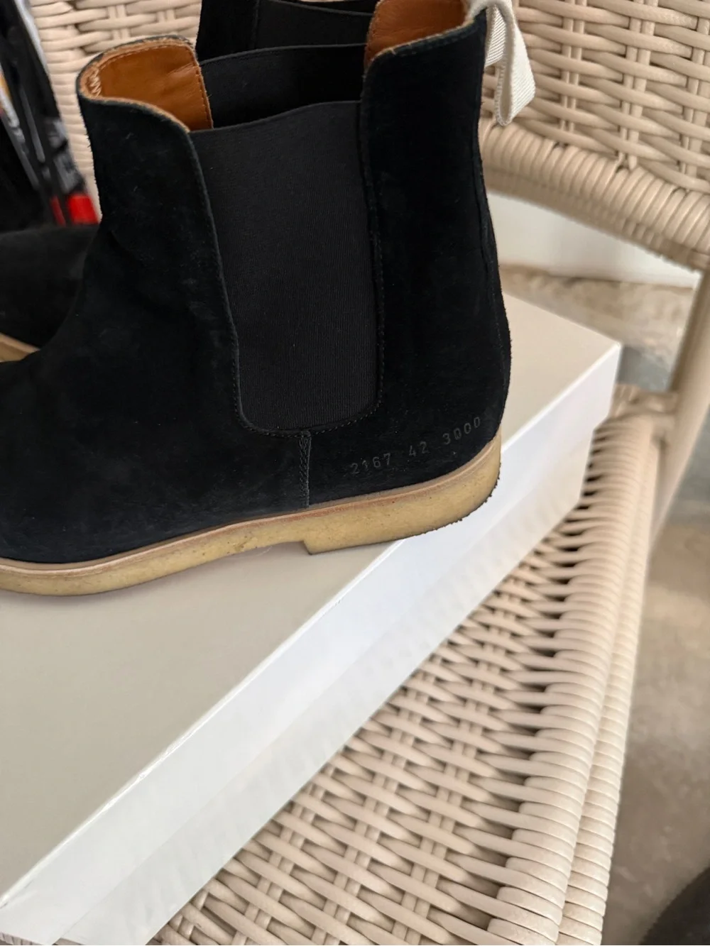 Men's Black Suede Chelsea Boots